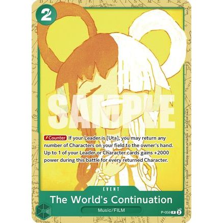 The World's Continuation (Starter Deck 11: Uta Deck Battle) (P-059) - One Piece Promotion Cards