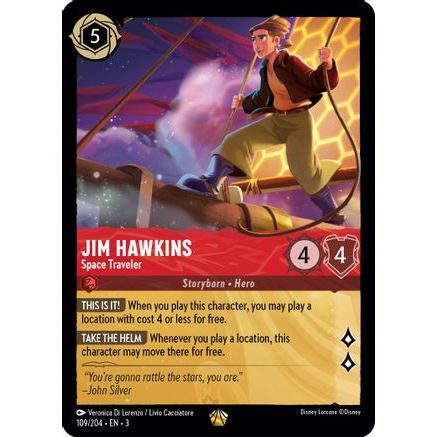 Jim Hawkins - Space Traveler (109/204) - Into the Inklands Cold Foil