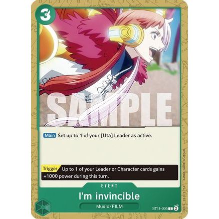 I'm invincible (ST11-005) - Starter Deck 11: Uta