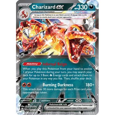 Charizard ex - 054/091 54 - SV Paldean Fates Holofoil