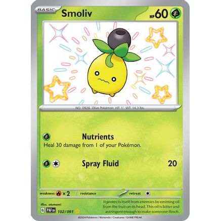 Smoliv 102 - SV Paldean Fates Holofoil
