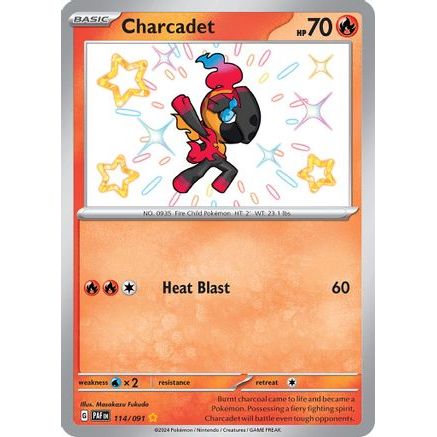 Charcadet - 114/091 114 - SV Paldean Fates Holofoil