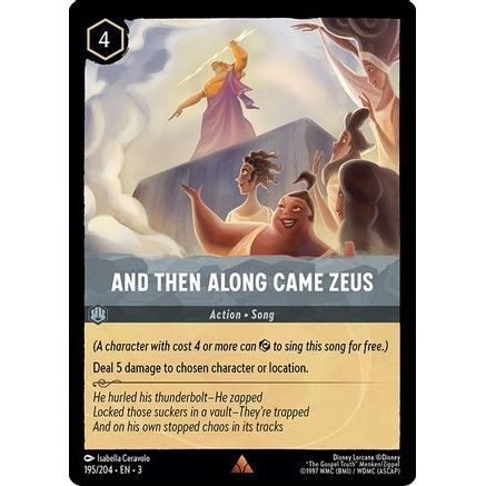 And Then Along Came Zeus (195/204) - Into the Inklands Cold Foil