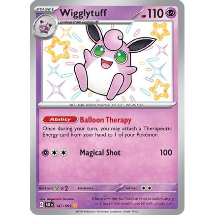 Wigglytuff 147 - SV Paldean Fates Holofoil