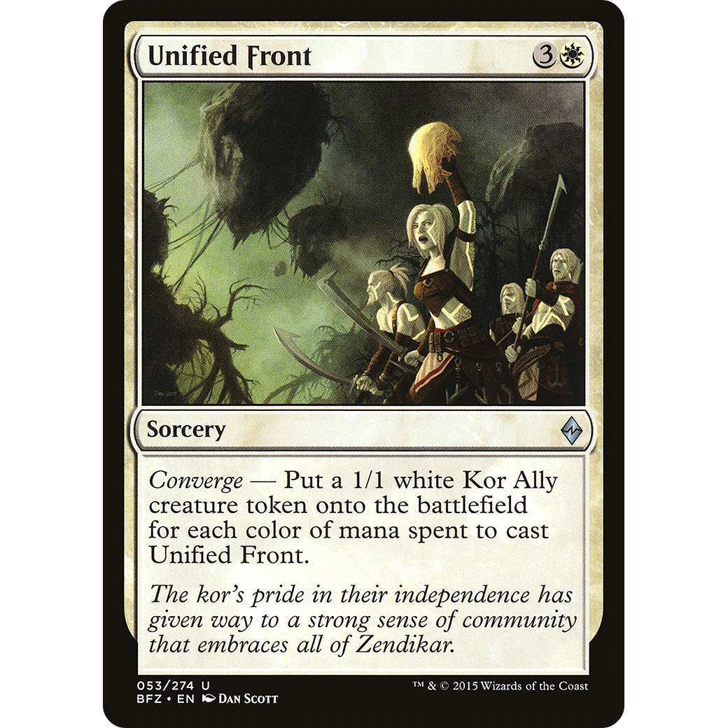 Unified Front (BFZ-053) - Battle for Zendikar Foil