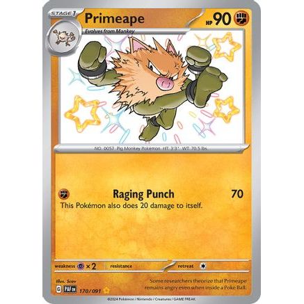 Primeape - 170/091 170 - SV Paldean Fates Holofoil