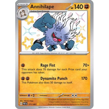 Annihilape - 171/091 171 - SV Paldean Fates Holofoil