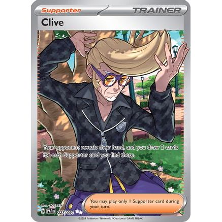 Clive - 227/091 227 - SV Paldean Fates Holofoil