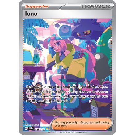 Iono - 237/091 237 - SV Paldean Fates Holofoil
