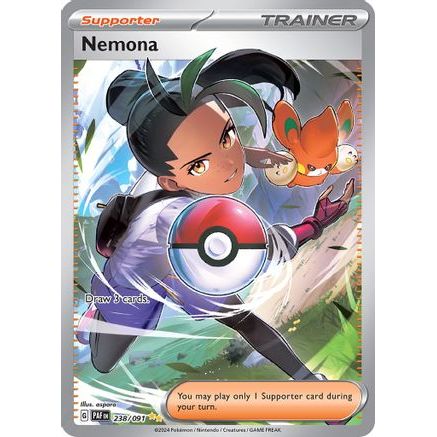 Nemona - 238/091 238 - SV Paldean Fates Holofoil