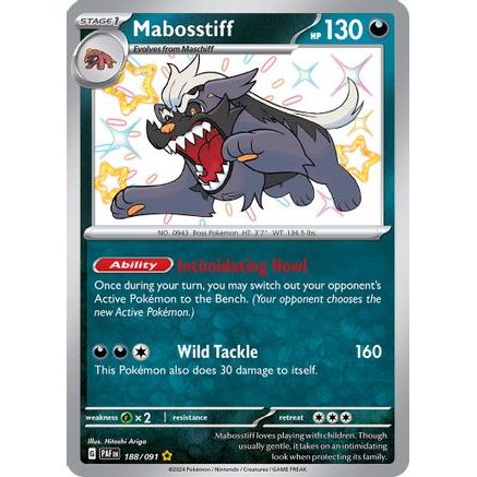 Mabosstiff - 188/091 188 - SV Paldean Fates Holofoil