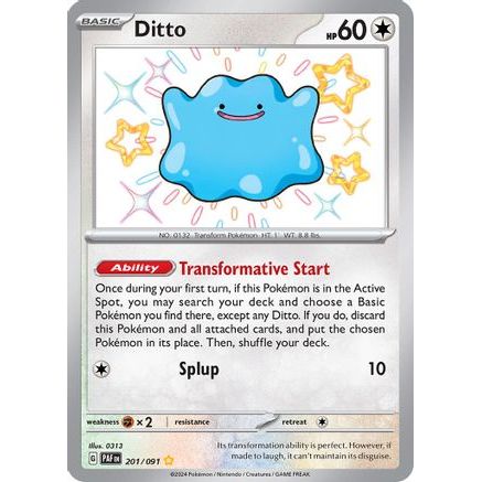 Ditto 201 - SV Paldean Fates Holofoil