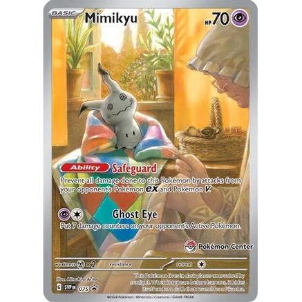 Mimikyu - 075 (Pokemon Center Exclusive) 75 - SV Scarlet & Violet Promo Cards Holofoil