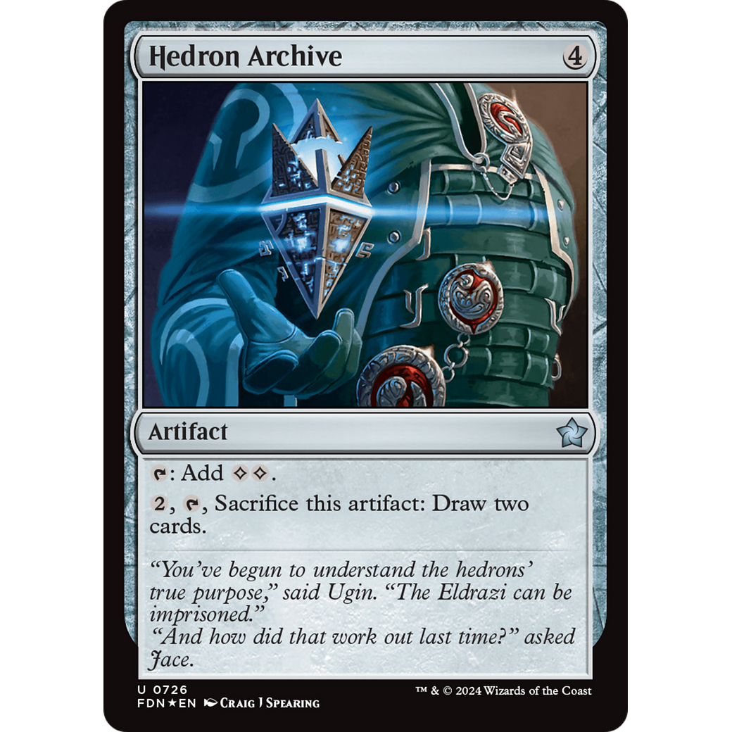 Hedron Archive (FDN-726) - Foundations Foil