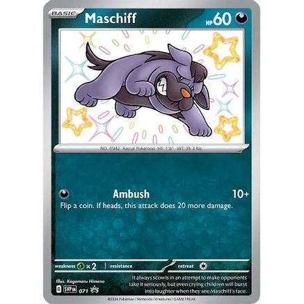 Maschiff - 071 71 - SV Scarlet & Violet Promo Cards Holofoil