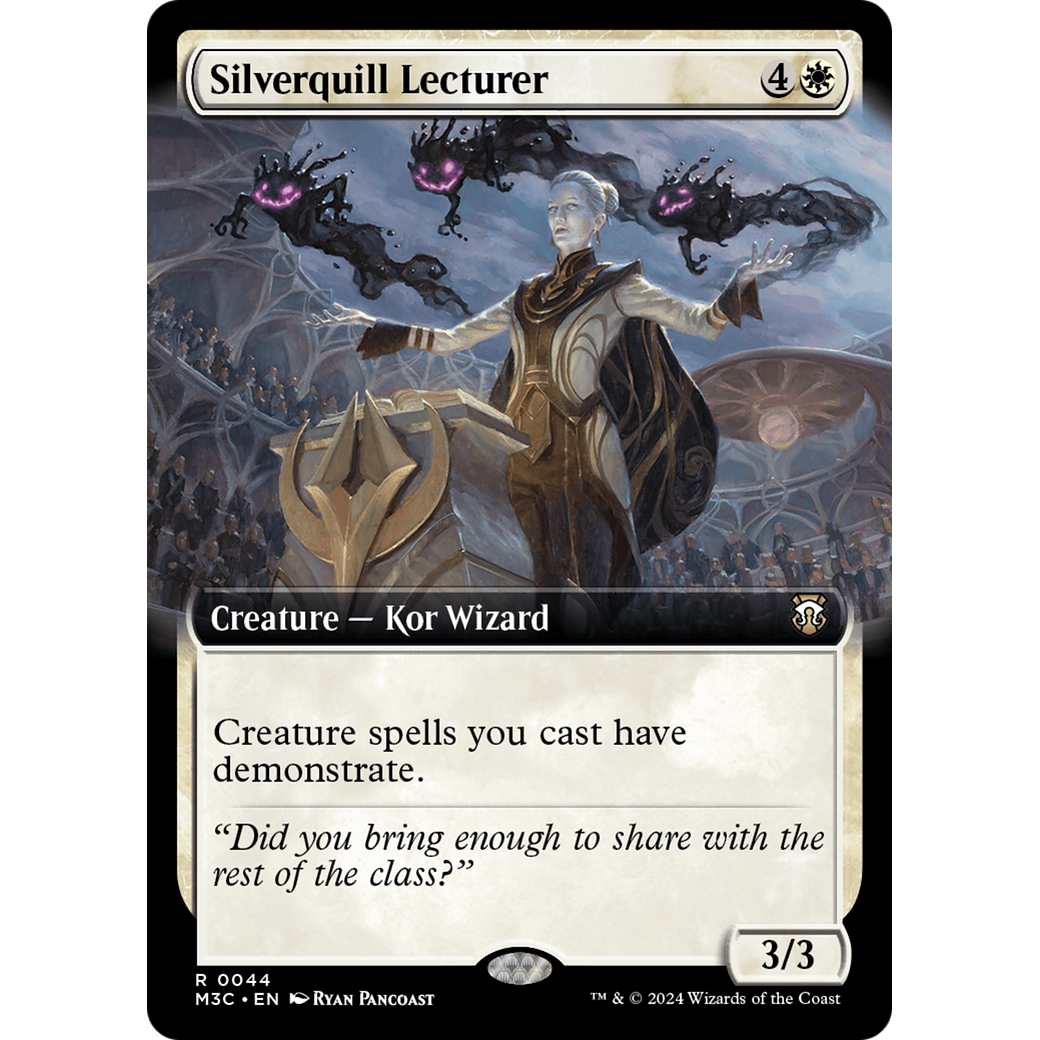Silverquill Lecturer (M3C-044) - Modern Horizons 3 Commander: (Extended Art)