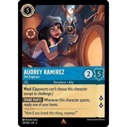 Audrey Ramirez - The Engineer (137/204) - Into the Inklands Cold Foil