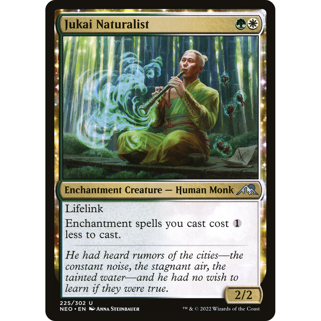 Jukai Naturalist (NEO-225) - Kamigawa: Neon Dynasty: (enchantment) Foil