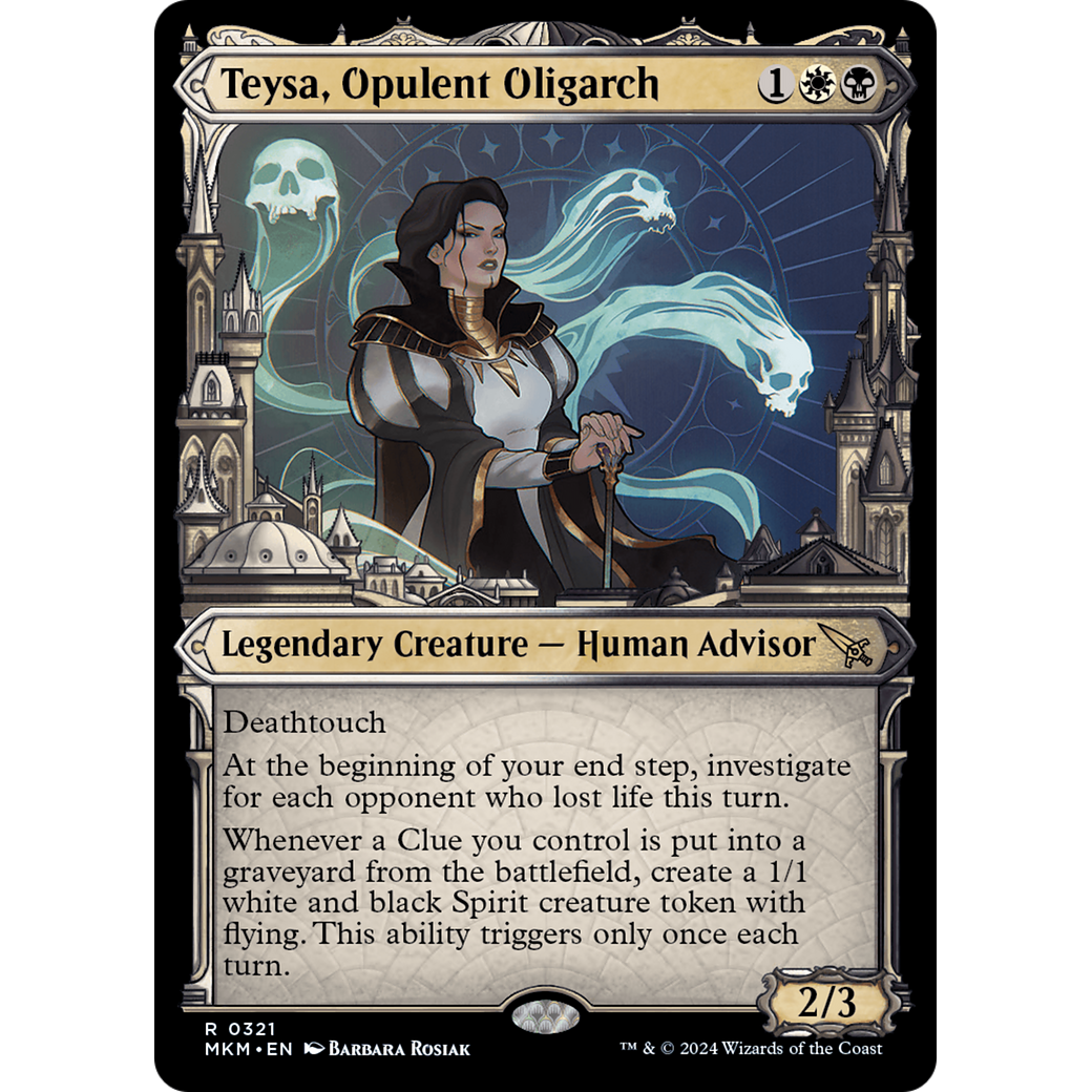 Teysa, Opulent Oligarch (MKM-321) - Murders at Karlov Manor: (Showcase)