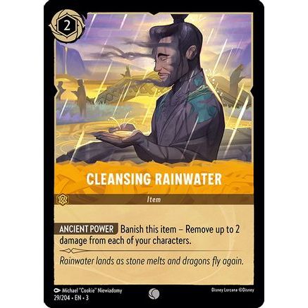 Cleansing Rainwater (29/204) - Into the Inklands Cold Foil