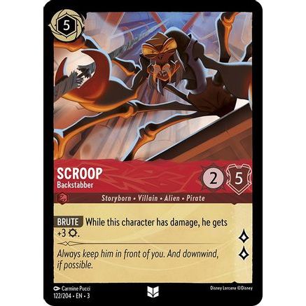 Scroop - Backstabber (122/204) - Into the Inklands Cold Foil