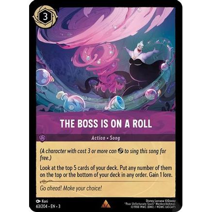 The Boss is on a Roll (63/204) - Into the Inklands Cold Foil