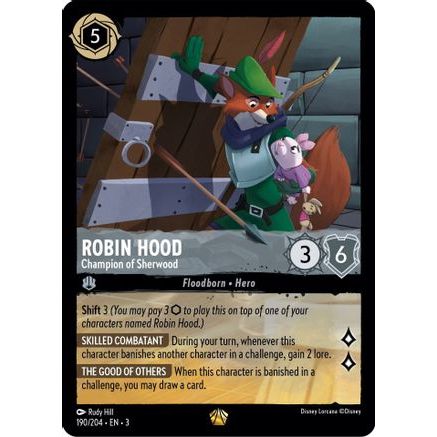 Robin Hood - Champion of Sherwood (190/204) - Into the Inklands Cold Foil