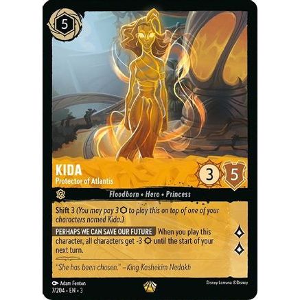 Kida - Protector of Atlantis (7/204) - Into the Inklands Cold Foil