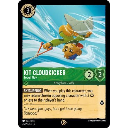Kit Cloudkicker - Tough Guy (26) - Disney Lorcana Promo Cards Cold Foil
