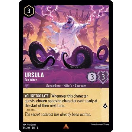 Ursula - Sea Witch (59/204) - Into the Inklands