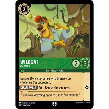 Wildcat - Mechanic (92/204) - Into the Inklands Cold Foil