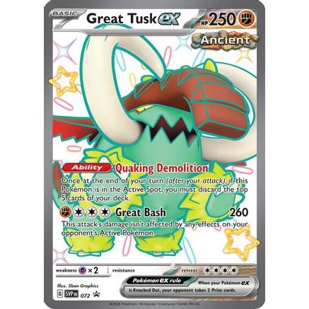 Great Tusk ex - 072 72 - SV Scarlet & Violet Promo Cards Holofoil