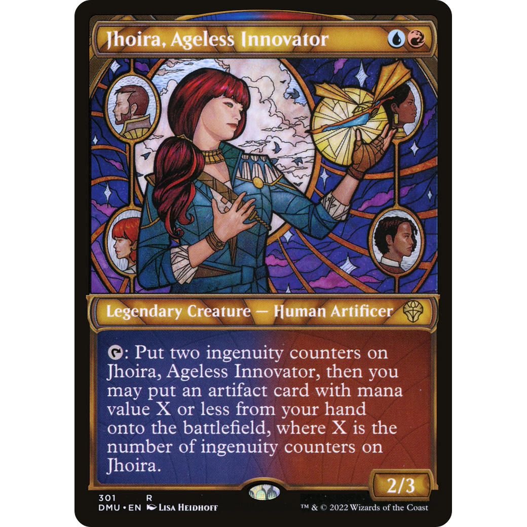 Jhoira, Ageless Innovator (Showcase) (DMU-301) - Dominaria United: (Showcase)