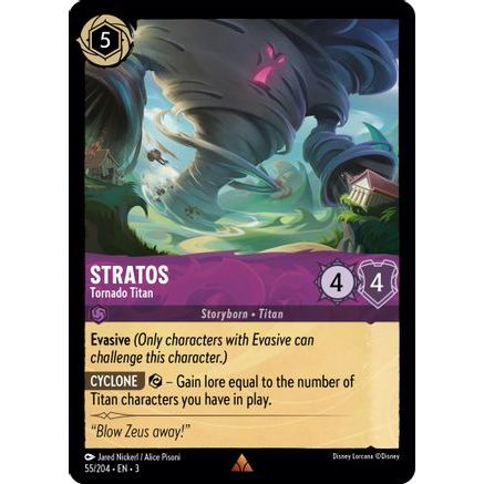 Stratos - Tornado Titan (55/204) - Into the Inklands Cold Foil