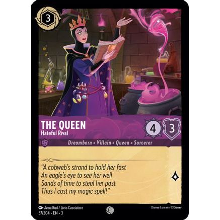 The Queen - Hateful Rival (57/204) - Into the Inklands Cold Foil