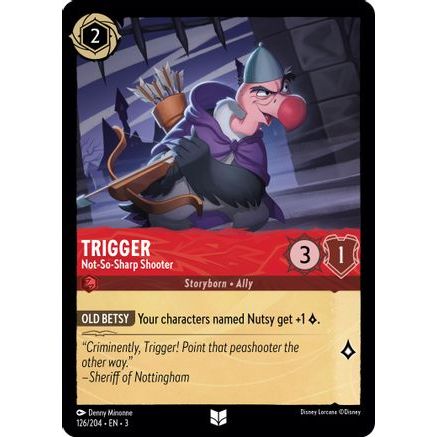 Trigger - Not-So-Sharp Shooter (126/204) - Into the Inklands Cold Foil