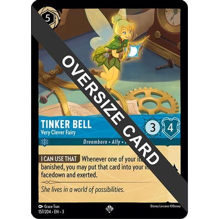 Tinker Bell - Very Clever Fairy (Oversized) (157/204) - Into the Inklands Cold Foil