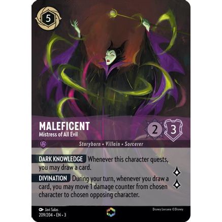 Maleficent - Mistress of All Evil (Enchanted) (209/204) - Into the Inklands Holofoil