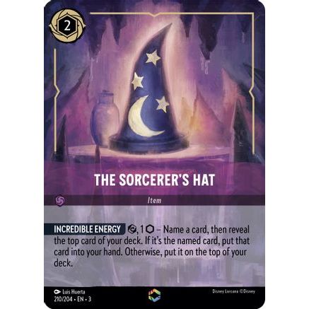 The Sorcerer's Hat (Enchanted) (210/204) - Into the Inklands Holofoil