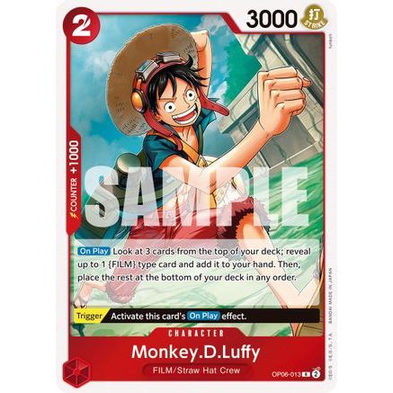 Monkey.D.Luffy (OP06-013) - Wings of the Captain Foil