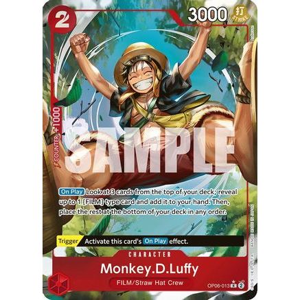 Monkey.D.Luffy (Alternate Art) (OP06-013) - Wings of the Captain Foil
