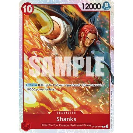 Shanks (OP06-007) - Wings of the Captain Foil