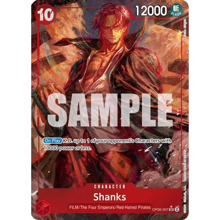 Shanks (Alternate Art) (OP06-007) - Wings of the Captain Foil