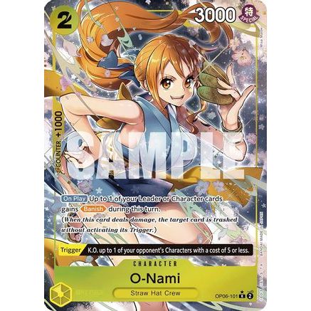 O-Nami (Alternate Art) (OP06-101) - Wings of the Captain Foil