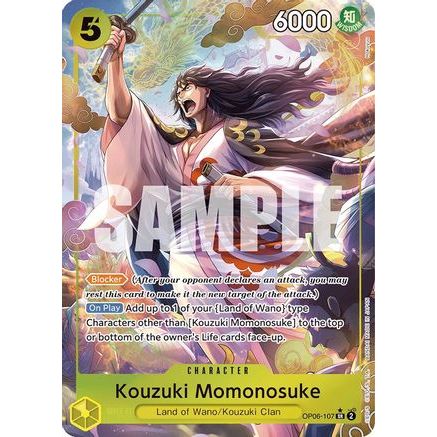 Kouzuki Momonosuke (Alternate Art) (OP06-107) - Wings of the Captain Foil