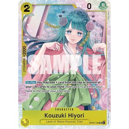 Kouzuki Hiyori (OP06-106) - Wings of the Captain Foil