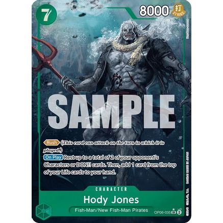 Hody Jones (035) (Alternate Art) (OP06-035) - Wings of the Captain Foil