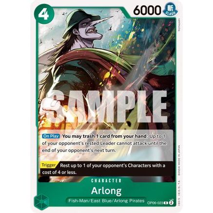 Arlong (OP06-023) - Wings of the Captain Foil