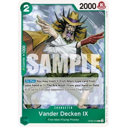 Vander Decken IX (OP06-033) - Wings of the Captain Foil