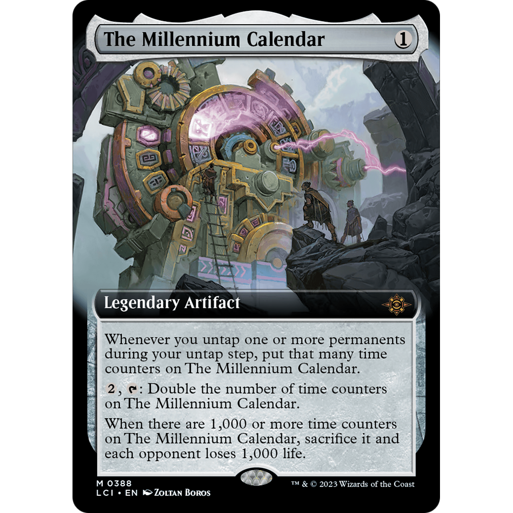 The Millennium Calendar (LCI-388) - The Lost Caverns of Ixalan: (Extended Art) Foil